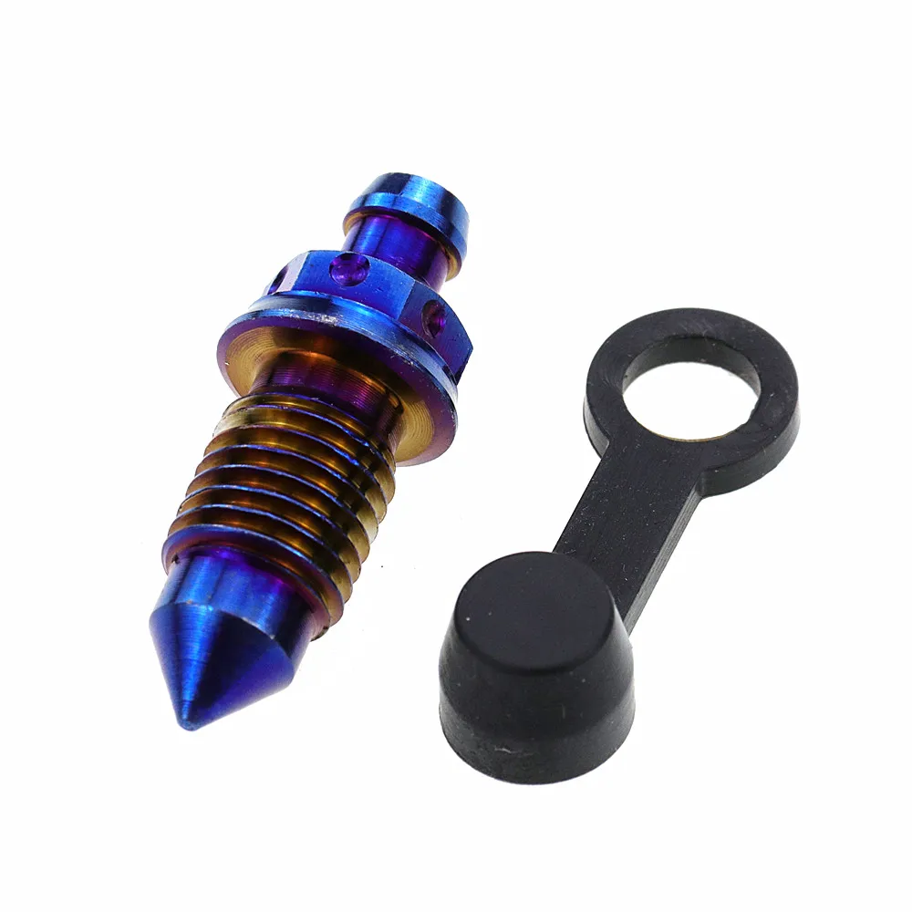 

Motorcycle Bleed Banjo Bolt M10*1.25mm Stainless Steel Plated Color For Brake Master Cylinder Brake Caliper Honda Yamaha Kawasak