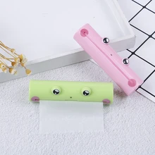 2 couleurs pratique tirer Type antibactérien Antivirus flocons voyage parfumé tranche savon de bain mignon grenouille lavage à la main papier savon(China)