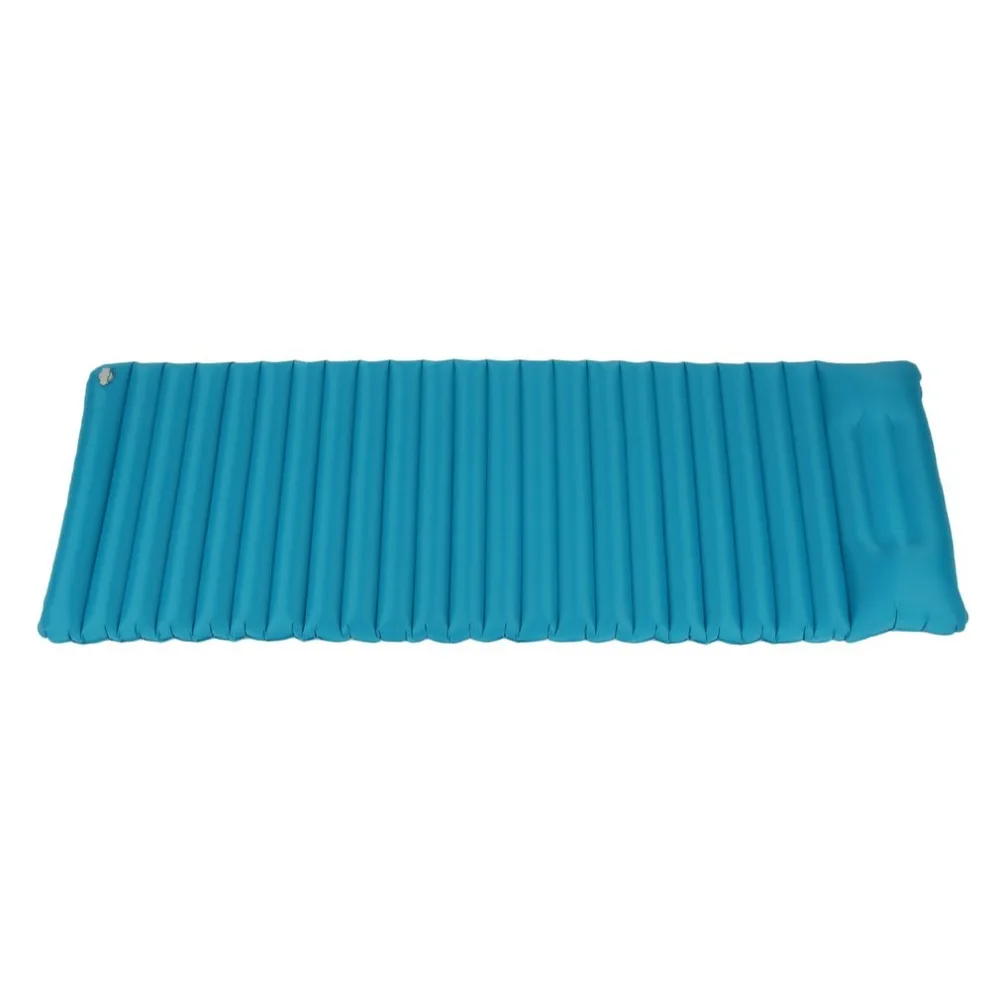 

Inflatable Mattress With Attached Pillows Comfortable Airbed Portable Camping Air Mattress Durable Sleeping Pad