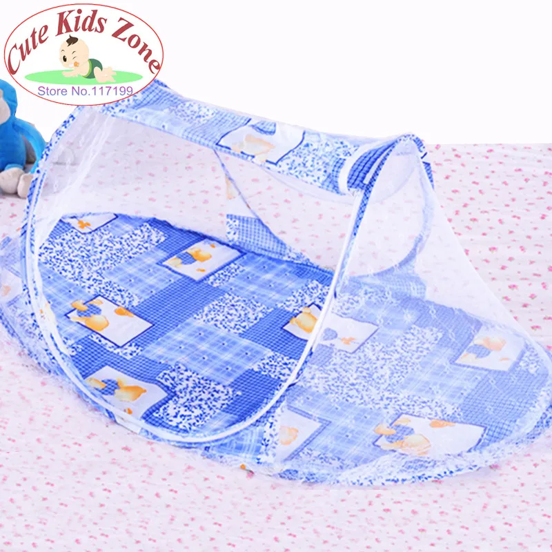 

Promotion price cute spring summer newborn bed portable baby bed foldable baby crib with mosquito net YEC002