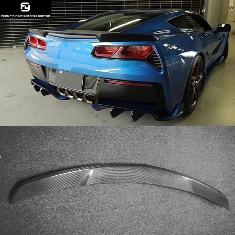 

C7 Carbon Fiber Rear Spoiler wings for Chevrolet Corvette C7 Car Styling 13-16