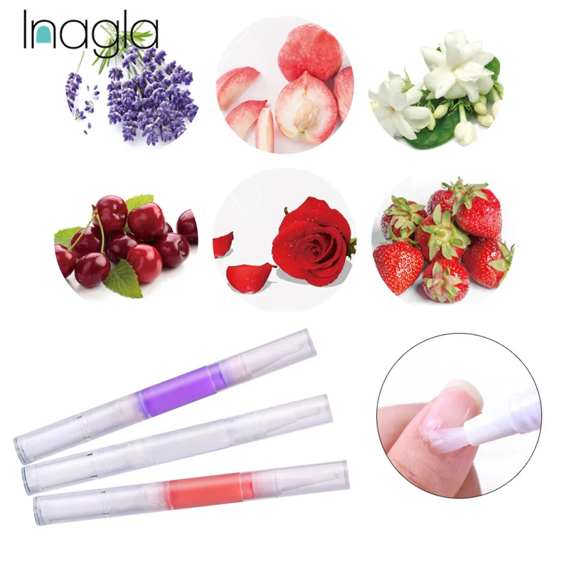 

Inagla Cuticle Revitalizer Nutrition Oil Fruits Nail Art Treatment Manicure Soften Pen Tool Nail Cuticle Oil For Nails Makeup