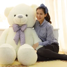 Чучело 100 см Huggy медведь плюшевая игрушка белый медведь кукла подушка подарок w3351