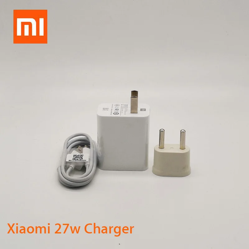 Оригинальное зарядное устройство 27 вт для xiaomi mi 9 redmi K20 pro k30 QC 3 0 настенное адаптер