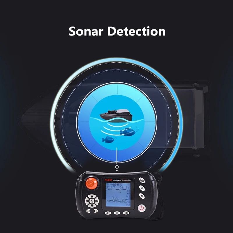 Smart GPS Positioning Navigation Nesting Boat 2CG Auto Feed Fish Finder Sonar Remote Control RC Bait Boat With 20A Battery Bag