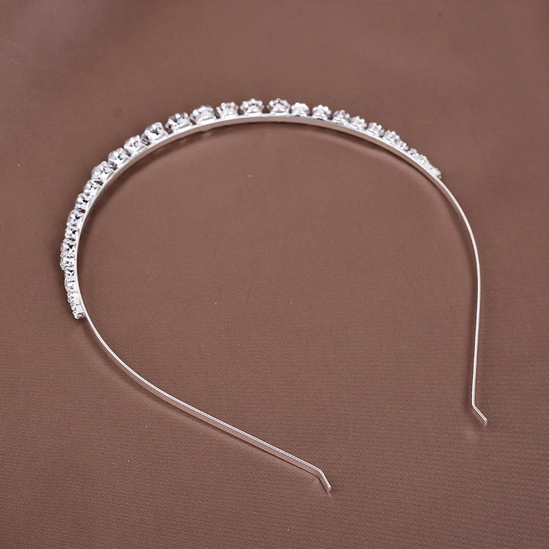 Headwear Children Girl Bridal Crystal Rhinestone Wedding Jewelry Hair Bands Accessories Tiara Crown