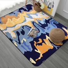 Геометрический Коврик в скандинавском стиле с рисунком чернил для гостиной, противоскользящие мягкие детские коврики для спальни, коврик для двери, большой размер, коврики