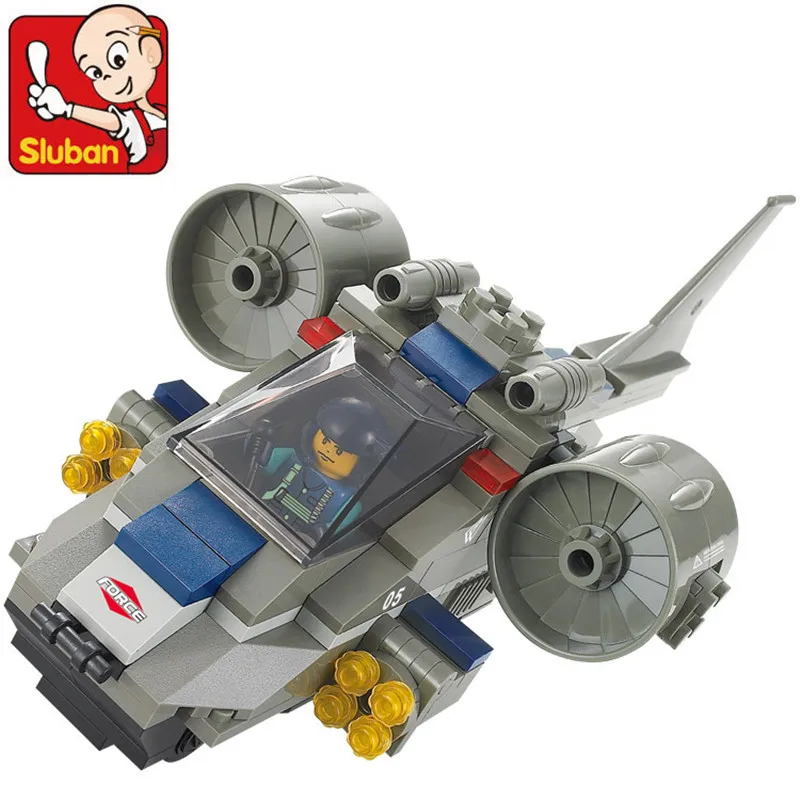 

Sluban 155pcs DIY Special Forces Attack Machine Building Blocks Fight Inserted Educational Toys for Children