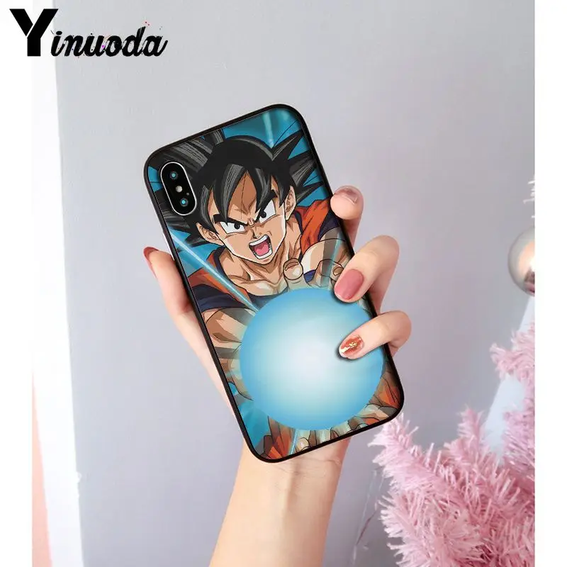 Yinuoda Dragon Ball Z Super DBZ Goku модный Coque чехол для телефона для iPhone X XS MAX 6 6S 7 7plus 8 8Plus 5 5S XR - Цвет: A12