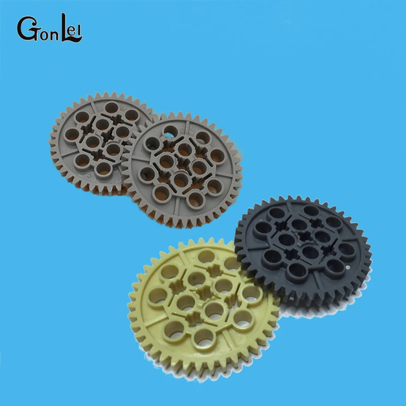 

NEW 10Pcs 40 tooth TECHNIC Gear Coupling/mechanical No.3649 DIY Brickd set Compatible With 3649 MOC Parts Assembles Particles