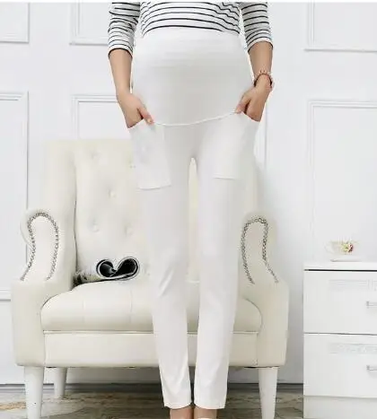 Maternity Pants Elastic Waist Skinny Belly Pencil Jeans for Pregnant Women