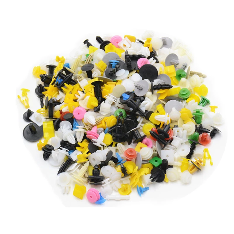 

Encell 200/500 Pcs Universal Mixed Auto Fastener Car Bumper Clips Retainer Car Fastener Rivet Door Panel Fender Liner