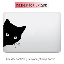 Black Cat Laptop Decal Sticker for Apple Macbook Decal Pro Air Retina Touch Bar 11 12 13 15 inch Vinyl Mac HP Surface Book Skin