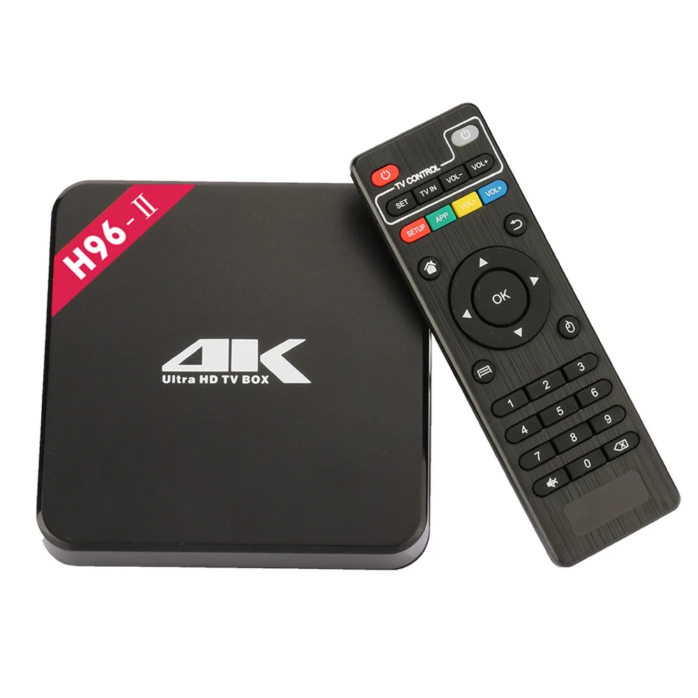 2016 H96-4K Android 5.1 TV Box Amlogic S905 Quad Core1G8G Kodi 16.0 Loaded add-ons WiFi 4K 1080ip 2.4GHz WiFi Smart TV BOX