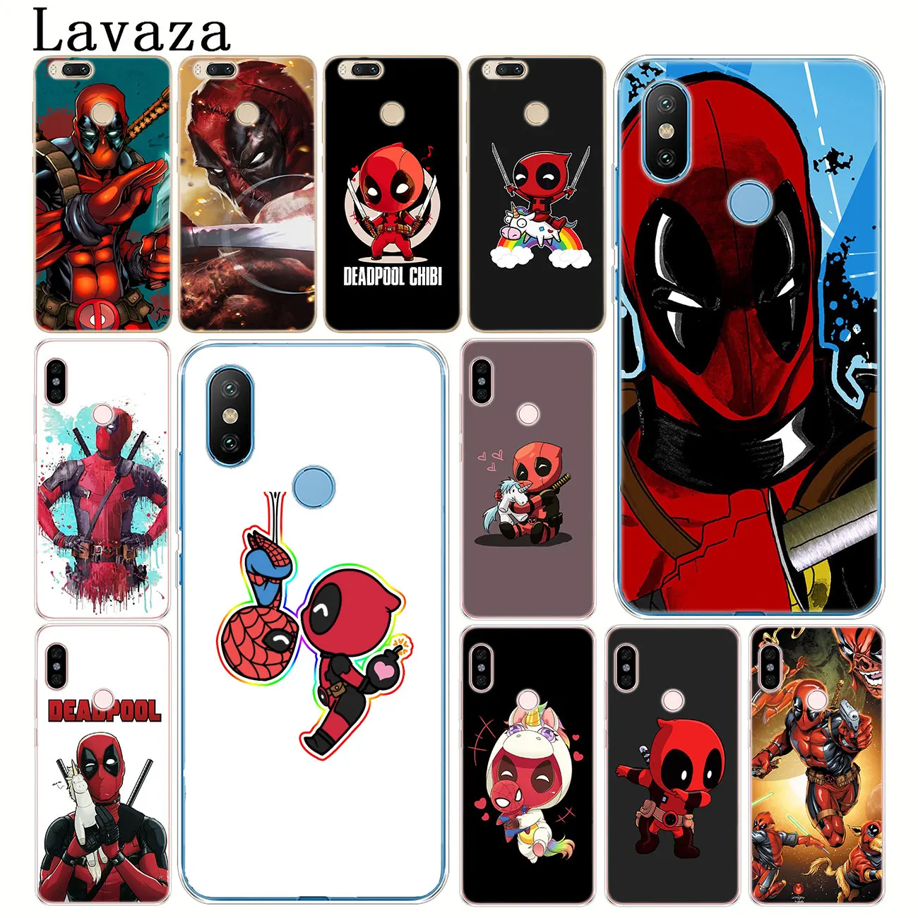 

Lavaza Marvel Comics Deadpool Hard Phone Shell Case for Xiaomi MI Redmi 7A 6A 5A 4A GO S2 K20 Note 8 7 5 4 4X 6 Pro Plus Cover