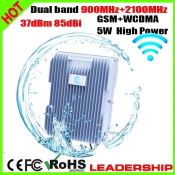 

Dual band GSM+WCDMA 3G W-CDMA 900mhz 2100mhz 5Watts 85dbi cellular mobile/cell phone signal repeater booster amplifier detector