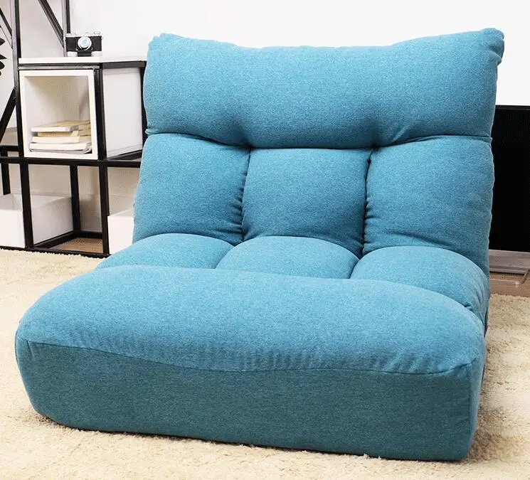 Adjustable Folding Floor Chair Versatile Lazy Couch Gaming Sofa Lounger Bed for Bedroom Living Room