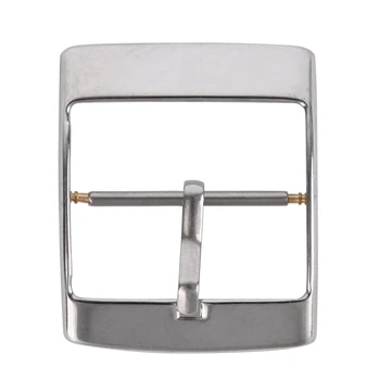 

14~24mm Replacement Stainless Steel Pin Buckle Silver Polished Watch Strap Clasp Watchbands