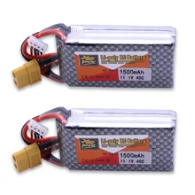 2 шт. ZOP 11,1 V 1500 Mah 3 S 40C LiPo Батарея XT60 T штекер для Мультикоптер Дрон вертолет WLtoys V950 автомобилей самолет игрушка Запчасти