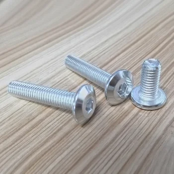 

M6 Hex socket Screw Hypotenuse Big Flat head Falling Edge Furniture Screw Allen Bolt Galvanized
