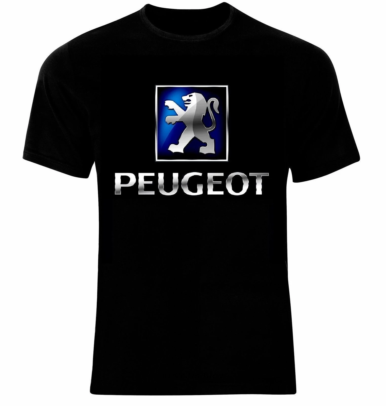 Peugeot Logo Emblem Auto Moto Men's T Shirt Hot Sale Short Sleeve Tees