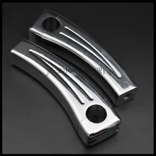 Мотоцикл " 25 мм Руль управления для мотоциклов рукоятка стояки 4.5'' Размеры для Honda VTX Kawasaki Vulcan Suzuki Boulevard Yamaha v-Star 1100