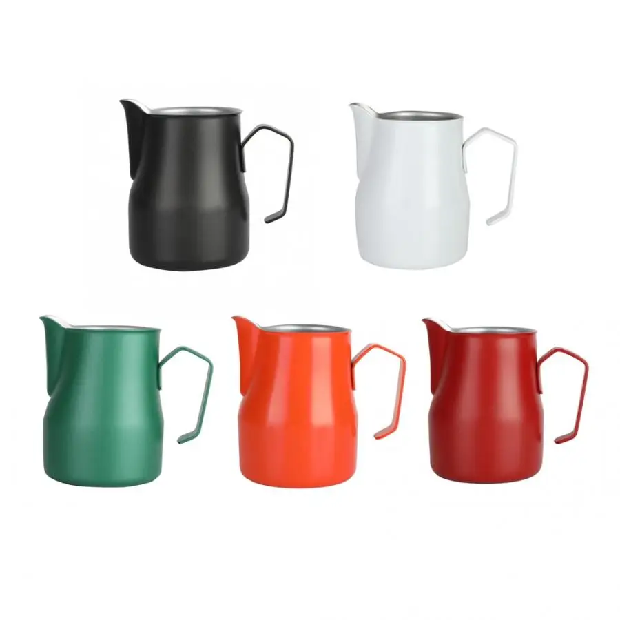 

Milk Frother 350ml Stainless Steel Milk Frothing Cup Coffee Pitcher Jug Latte Art for Coffee Shop milk frother