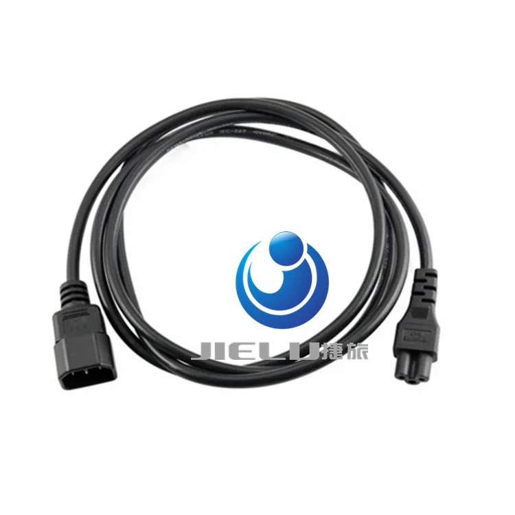 

IEC 320 C14 Male Plug to C5 Female Adapter Cable IEC 3 Pin Male to C5 Micky,180CM,1 PCS