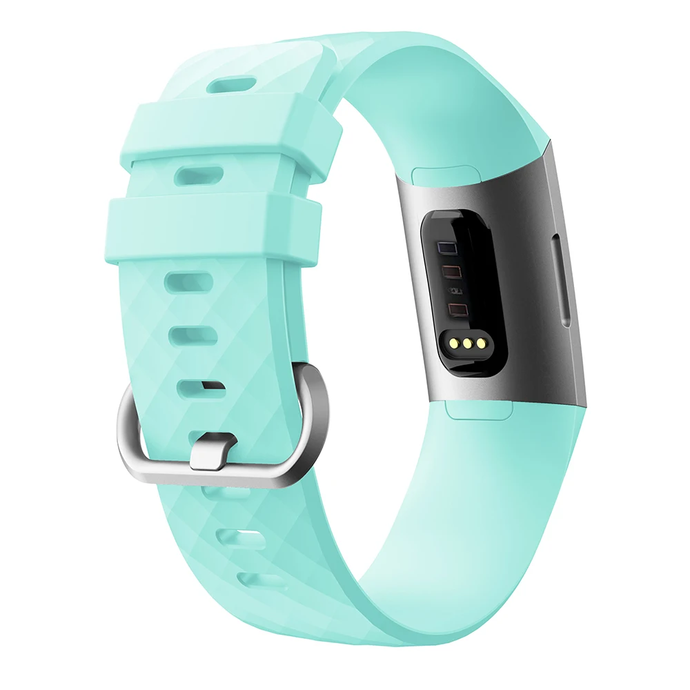 Силиконовые спортивные полосы для Fitbit заряд 3/зарядки 3 SE трекер Classic маленький большой браслет для Для женщин Для мужчин 23 мм 20 мм