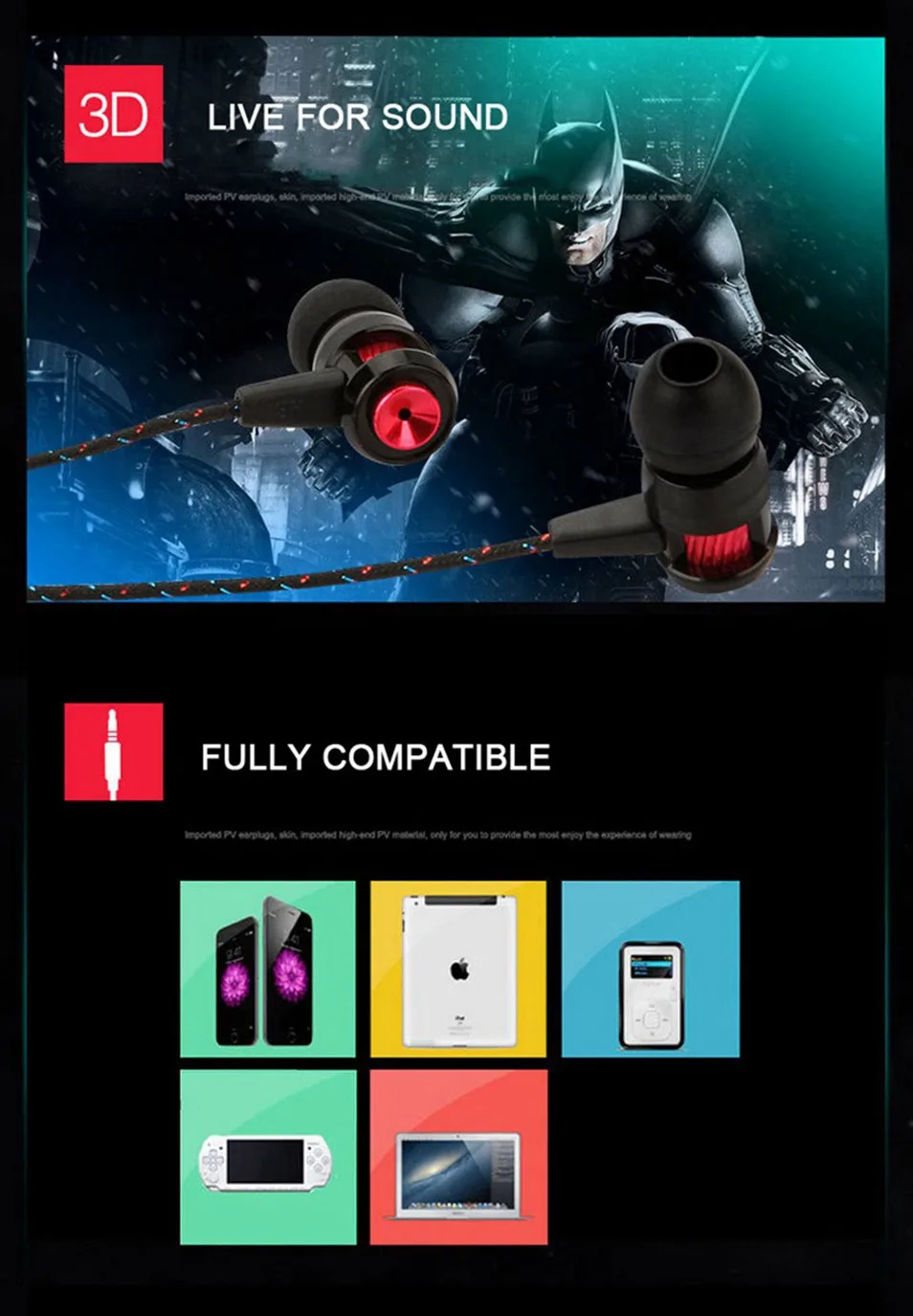 3.5mm In-Ear Earphone Hifi Bass Headphone With Microphone For Samsung Sony Xiaomi Redmi 4x Phone MP3 MP4 Wired Stereo Earphones  (3)