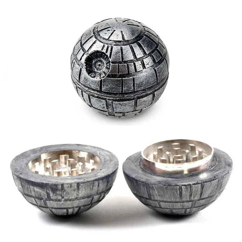 

Star Wars Death Star Grinder Weed Herb Tobacco Crusher Grinder Cigarettes Pipe Water Pipe Tobacco Spice Crusher Accessories