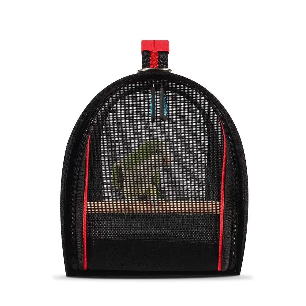 1 кг Портативный птичья клетка Ара сумка с деревянная стойка палка складной дышащая сумка "Птица" двухполосная вентиляционная попугай клетка