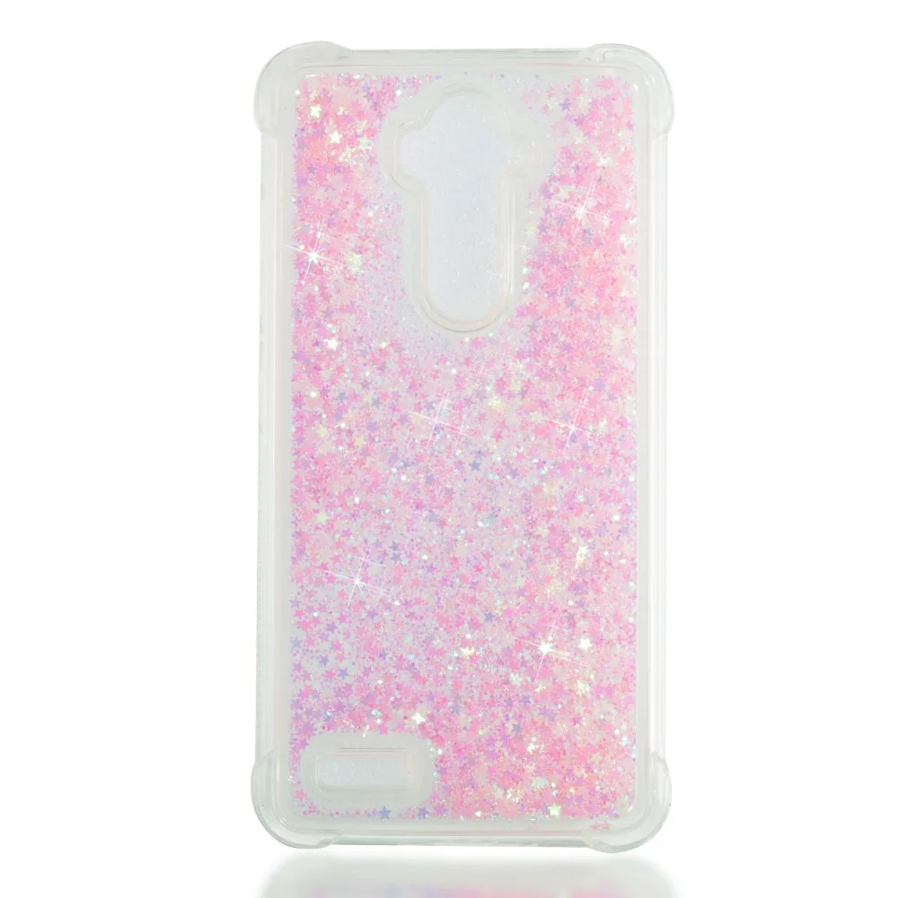For ZTE Z982 & Z981 Case Dynamic Phone Luxury Quicksand Clear Soft Cover for Blade Zmax Z Max Pro Fashion case | Мобильные