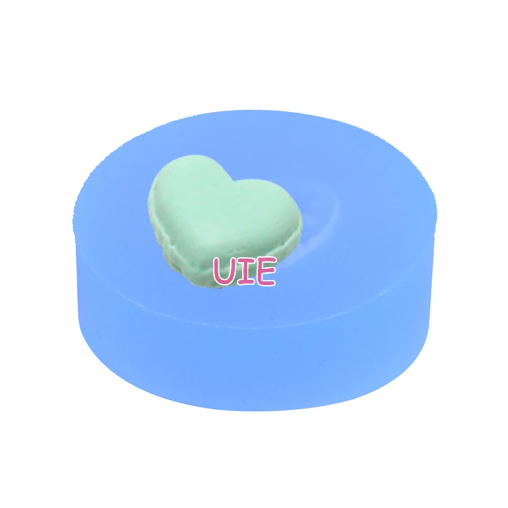 GYL085U форма для макарон сердце Гибкая силиконовая Kawaii сотовый телефон деко