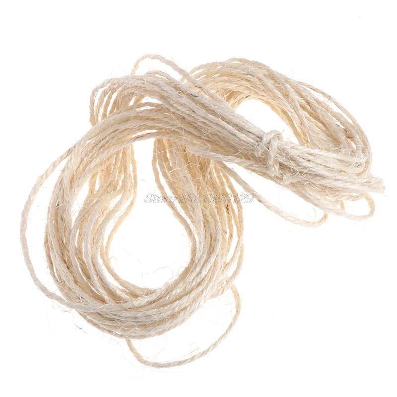 

20M Sisal Rope 4mm Diameter Cat Toy Scratch Board Rope Climbing Frame Tree Rope Drop Ship