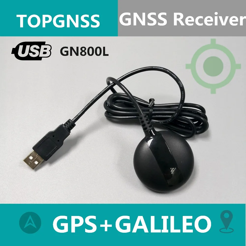 TOPGNSS USB gps приемник GALILEO приемник M8030 двойной GNSS приемник модуль антенна aptop PC, GN800L лучше, чем BU-353S4 g-мышь