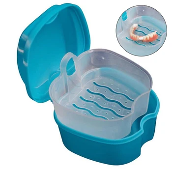 

Dental Tray Box Orthodontic Retainer Plastic Partial Denture Storage Box Dental Tools Teeth Care Storage Case