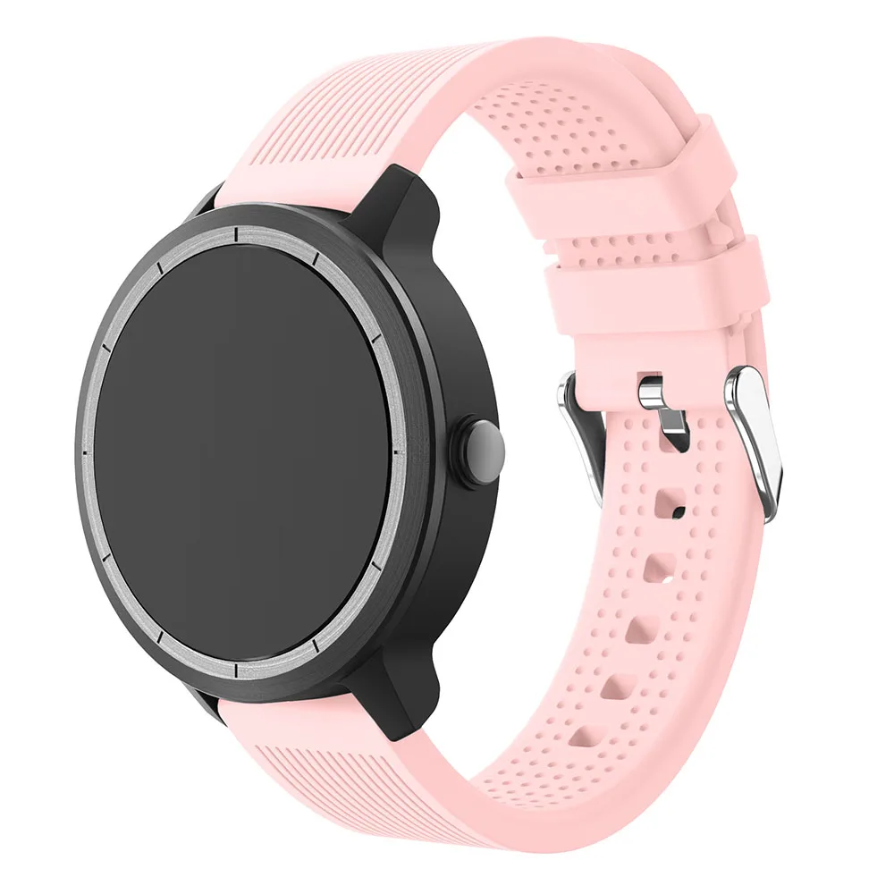 Цветной мягкий силиконовый сменный ремешок для Garmin vivoactive3 vivomove HR смарт браслет