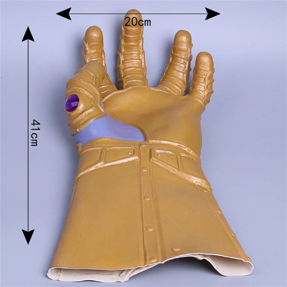 The Avengers Thanos Infinity Gauntlet Cosplay Gloves Prop Halloween Hard Latex Avengers Infinity War Mask (6)