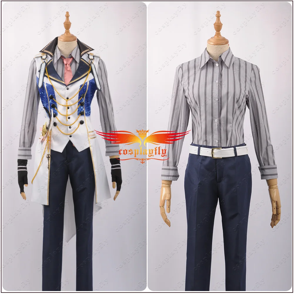 IDOLiSH7 белый специальный день триггер Kujo Tenn& Yaotome Gaku& Tsunashi Ryunosuke сценический модный костюм для косплея Взрослый мужской наряд