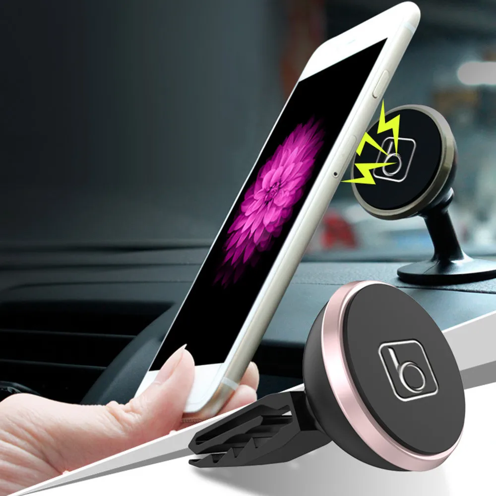 

Magnetic Car Mount Kit Sticky / Air Vent Stand Holder For Mobile Cell Phone GPS telefoonhouder auto phone holder