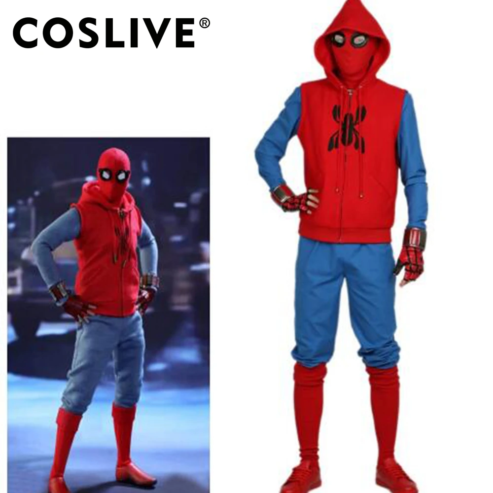 Coslive Spider-man Cosplay Costumes Movie Spider-man Homecoming Homemade  Costumes Cosplay Show Comic-con - Cosplay Costumes - AliExpress