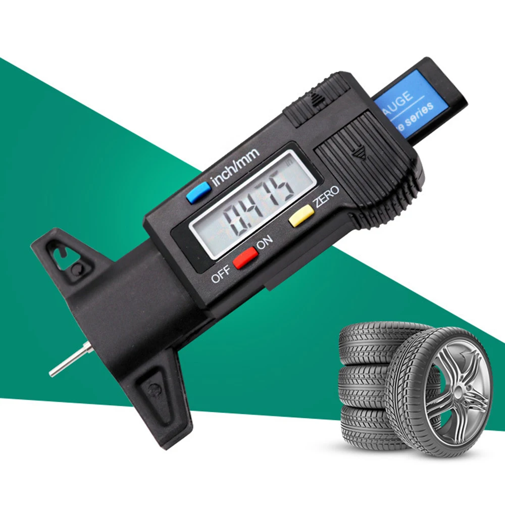 Tire Pressure Alarm High Precision Digital Display Tire Pattern Depth