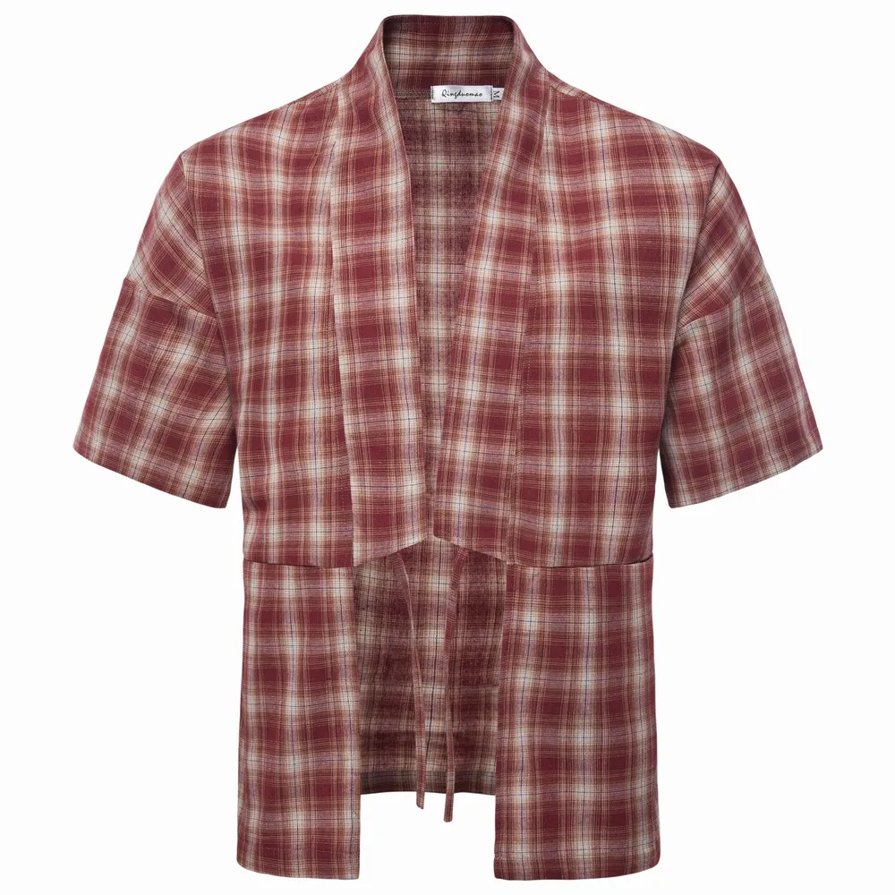 2019 Новое поступление летней моды Chemise Homme Для мужчин s рубашки в клетку футболка с коротким рукавом Для мужчин блузка мужская клетчатая