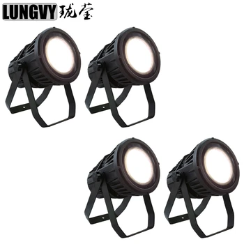 

Free Shipping 4pcs/lot Waterproof 200W COB Led Par Light IP65 Warm White And Cold White DJ Stage Effect Lighting Disco Light
