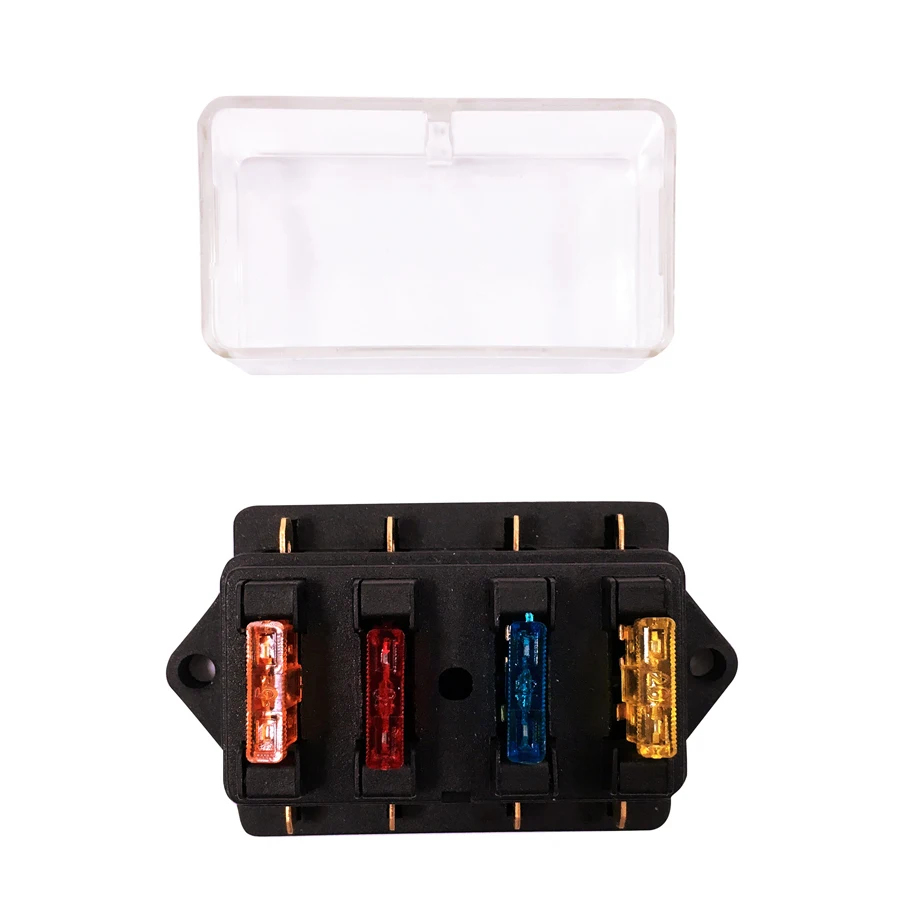 4Gang 32v 24v 12v Car Fuse Holder Truck RV Racing Marine Boat Fuse Box 1A 40A Power Protection-in Fuses from Automobiles & Motorcycles on Aliexpress.com ...