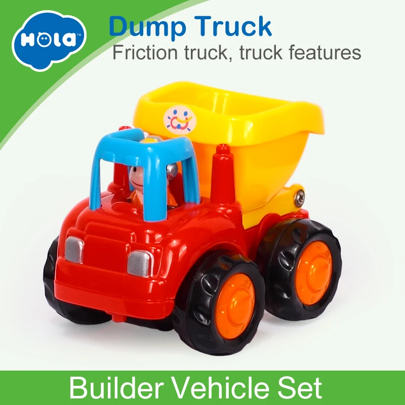 1PC HUILE TOYS 326C Baby Toys Vehicle Mini Dump Trucks Vehicles Toys Model Car for Kid Classic Boys Toy Xmas Gifts
