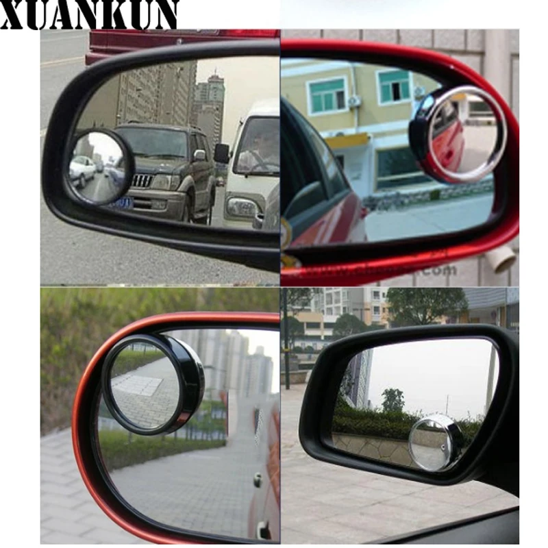 XUANKUN автомобиль и мотоцикл модифицированное слепое пятно помощь зеркало заднего вида маленькое круглое зеркало слепое зеркало