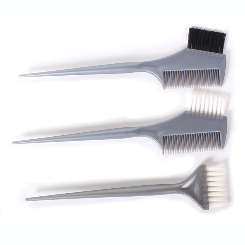 3 Types Set Strong Soft Hair Dye Brushes Kits Hair Hairstyling