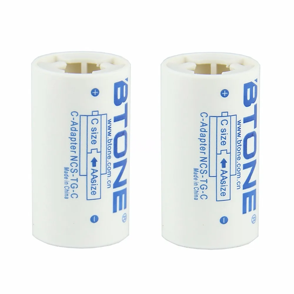 Battery Adapter Converter AA Batteries To Type C And D Size Slot